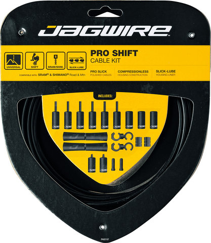 Jagwire 2X Pro Schaltzugset - black