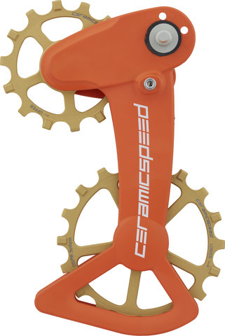 CeramicSpeed OSPW X Cerakote Coated Ltd. Derailleur Pulley Sys. for XT/XTR 12-speed - orange-bronze/14 teeth (guide pulley), 18 teeth (tension pulley)