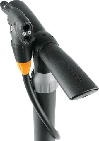 SKS Air-X-Press 8.0 Floor Pump - black-orange