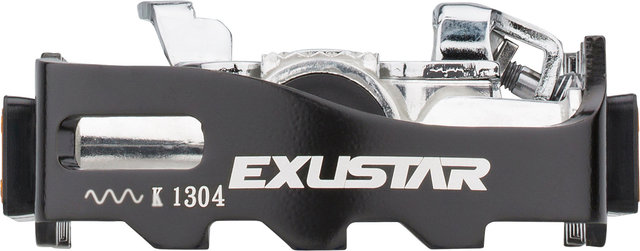 Exustar E-PM818 Clipless/Platform Pedals - silver-black