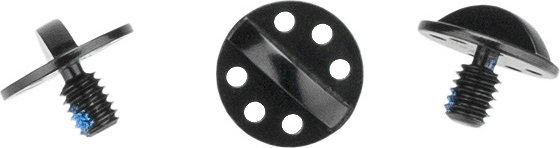 Troy Lee Designs Pack of 3 Visor Screws for A1 & A2 Helmets - black