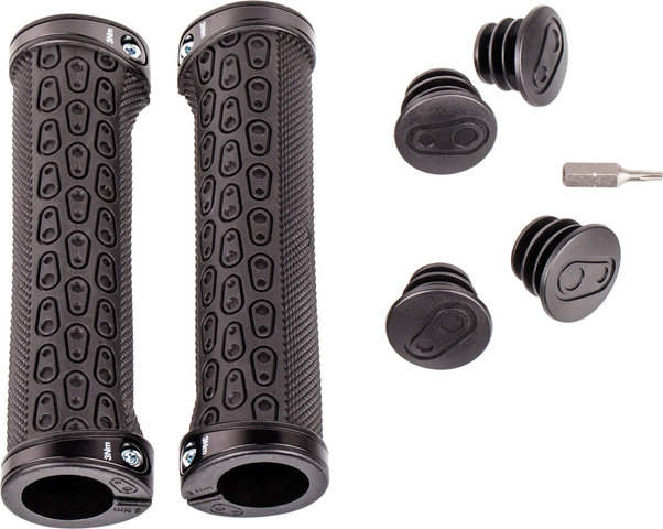 crankbrothers Handlebar grips - black-black/130 mm