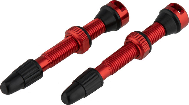 tune Tubeless Valve Set - red/Presta 44 mm