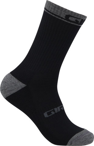 Giro Calcetines Winter Merino Wool - black-dark shadow/40 - 42