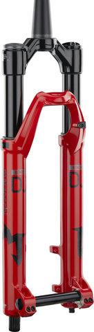 Marzocchi Fourche à Suspension Bomber DJ 26" Modèle 2024 - gloss red/Axe Traversant 15 mm/100 /37 /1 1/8" - 1,5" tapered/110 mm/26"/110 mm/110 mm