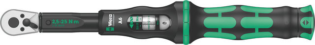 Wera Click-Torque A 6 Drehmomentschlüssel mit Umschaltratsche - schwarz / grün/5 - 25 Nm, 2 Nm