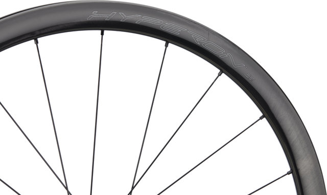 Campagnolo Juego de ruedas Hyperon Disc Center Lock 28" - black/SRAM XDR/Non Boost/100 mm/142 mm/28"/Non Boost