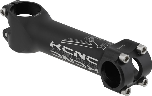 KCNC Fly Ride Stem 25.4 mm 5° - black-silver/+5°/-5° (FlipFlop)/130 mm