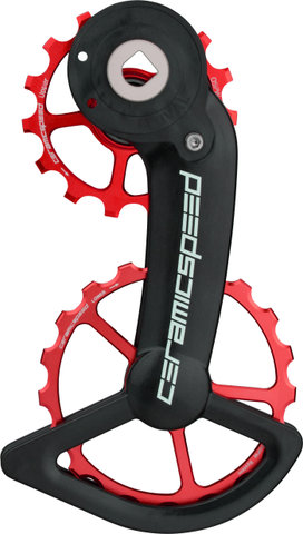 CeramicSpeed Système de Galets de Dérailleur OSPW Coated pour SRAM Rival AXS - red/15 dents (galet guide), 19 dents (galet tendeur)