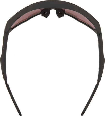 100% Speedtrap Hiper Sports Glasses - soft tact black/hiper red multilayer mirror