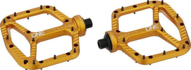 OneUp Components Aluminium Platform Pedals - orange/universal