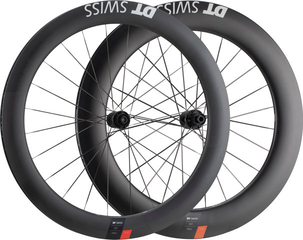 DT Swiss Set de Roues en Carbone ARC 1100 DICUT 62/80 Disc Center Lock 28" - noir/142 mm/100 mm/28"/Shimano Route/100 mm/Shimano Route/100 mm/142 mm