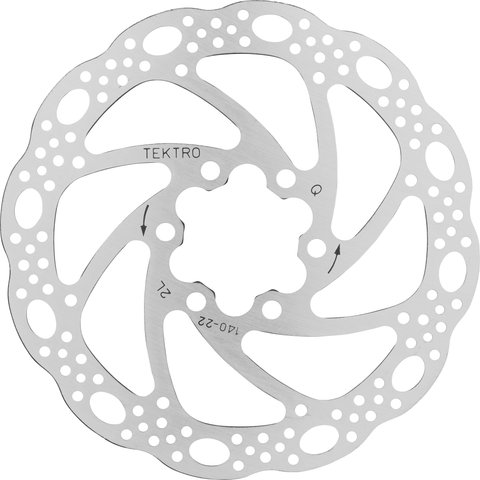 Tektro Disque de Frein 6 trous TR-22 - argenté/140 mm