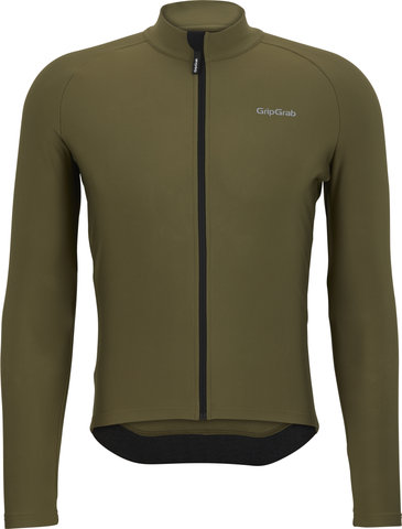 GripGrab Maillot PACR Thermal Long Sleeve - olive green/M