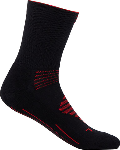 BBB Calcetines FIRFeet BSO-16 - negro-rojo/39 - 43