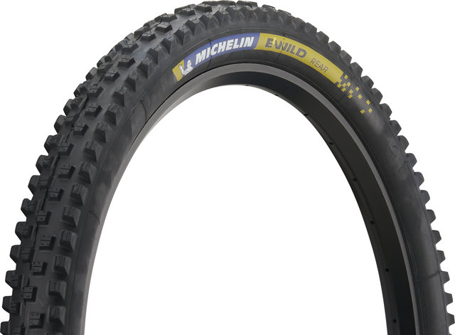 Michelin Neumático trasero E-Wild Rear Racing TLR 27,5" plegable - negro- azul-amarillo/27.5 /65 /65-584/2.6 