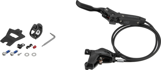 SRAM Code Silver Stealth Scheibenbremse - black anodized/Vorderrad/Flip-Flop (seitenunspezifisch)