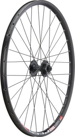 bc basic Mountain Alivio 6-Bolt Disc DT Swiss 533D 26" Wheelset - black/26" set (front 9x100 + rear 10x135) Shimano