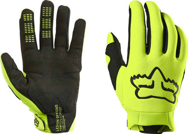 Fox Head Gants Legion Thermo - fluorescent yellow/M