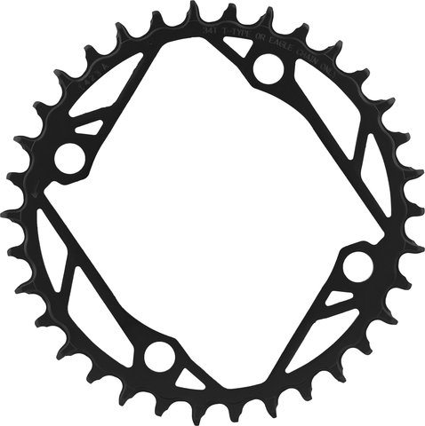 SRAM Chainring T-Type Eagle Transmission 104 mm BCD for E-MTB - black/34 