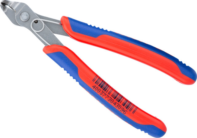 Knipex Electronic Super Knips® Zange mit 60° Winkel - rot-blau