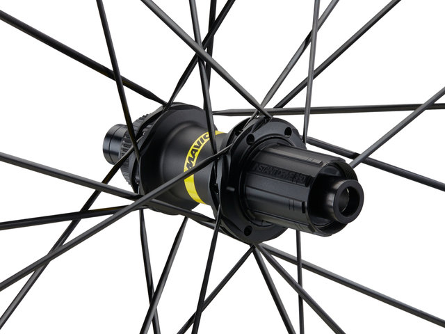 Mavic Cosmic SLR 65 Disc Center Lock Carbon Laufradsatz - schwarz/Non Boost/Non Boost/142 mm/100 mm/28"/Shimano Road/100 mm/Shimano Road/100 mm/142 mm