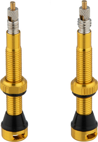 tune Tubeless Valve Set - gold/Presta 44 mm