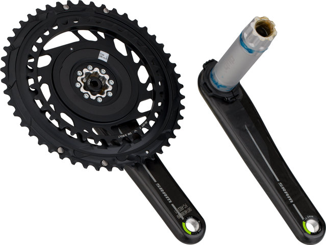 SRAM Red E1 DUB 2x12-speed Carbon Crankset - natural carbon/172.5 mm 35-48