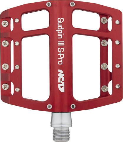 NC-17 Pedales de plataforma Sudpin III S-Pro - rojo