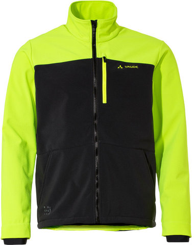 VAUDE Chaqueta para hombre Mens Virt Softshell Jacket II - neon yellow-black/M