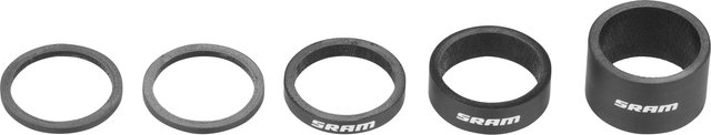 SRAM UD Carbon Headset Spacer Set, 5 pcs. - black-white