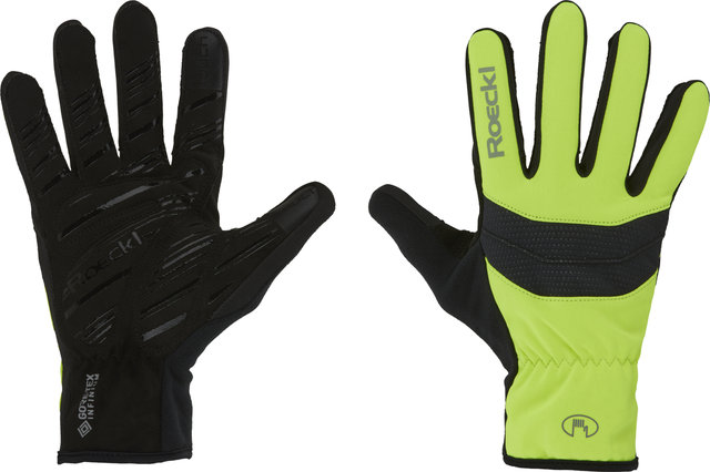 Roeckl Raiano Ganzfinger-Handschuhe - fluo yellow/8