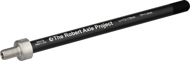 Robert Axle Project Eje pasante remolque p. bicicleta p. ancho de montaje de 142 y 148 mm - negro/tipo 7