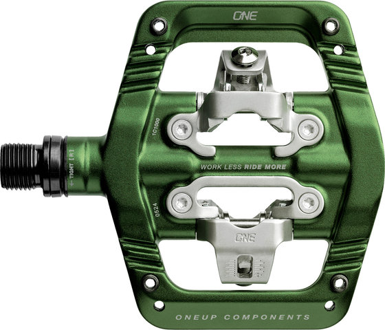 OneUp Components Clip Pedals clipless pedals - dark green