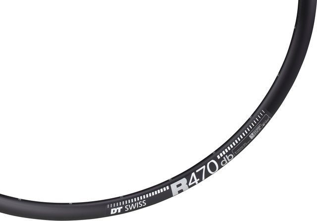 DT Swiss R 470 DB Disc Road Rim - black/24/28"