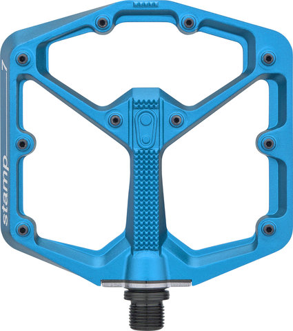 crankbrothers Stamp 7 Platform Pedals - electric blue/large