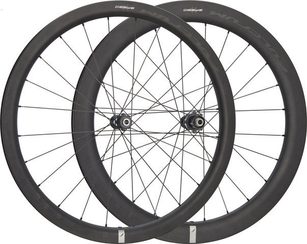 Fulcrum Speed Combo 42/57 Center Lock Disc Carbon Wheelset - black/Non Boost/Non Boost/142 mm/100 mm/28"/Shimano Road/100 mm/Shimano Road/100 mm/142 mm