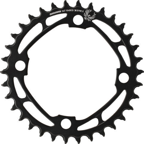 SRAM X-Sync 2 Chainring for SRAM Eagle, 104 mm BCD - black/34 