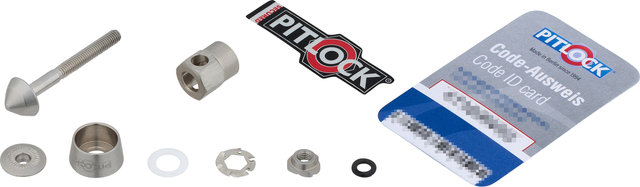 Pitlock Sicherung Set 06 Sattelstütze - silber/33 mm