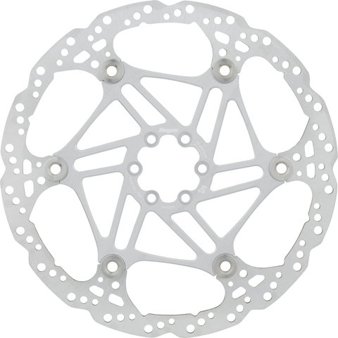 Hope V4 Vented Floating 6-bolt Brake Rotor for Tech V - silver/220 mm