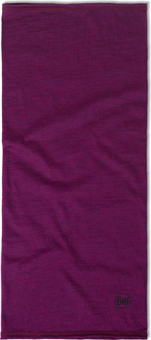 BUFF Bufanda multifuncional ligera de lana merino - solid magenta/universal