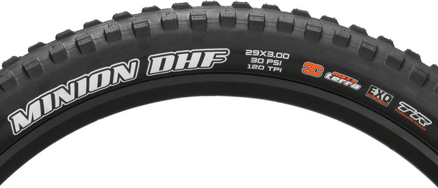 Maxxis Minion DHF+ / DHR II+ 3C MaxxTerra EXO TR 29+ Faltreifen 2er Set - schwarz/29 "/76 mm/76-622/3 "