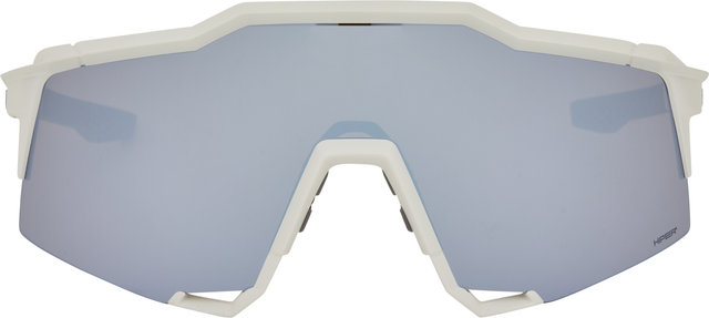 100% Speedcraft Hiper Sports Glasses - matte white/hiper blue multilayer mirror