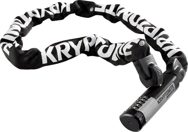 Kryptonite Kryptolok 912 Combo Integrated Chain Kettenschloss - schwarz-silber