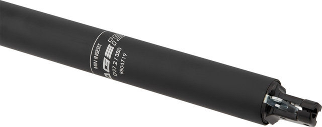 Kind Shock RAGE-iS 65 mm Seatpost - black/380 mm/27,2 mm/0 mm/Without