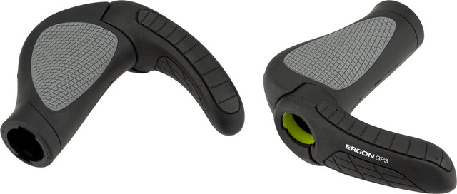 Ergon Puños GP3 Gripshift para mandos giratorios en ambos lados - black/S