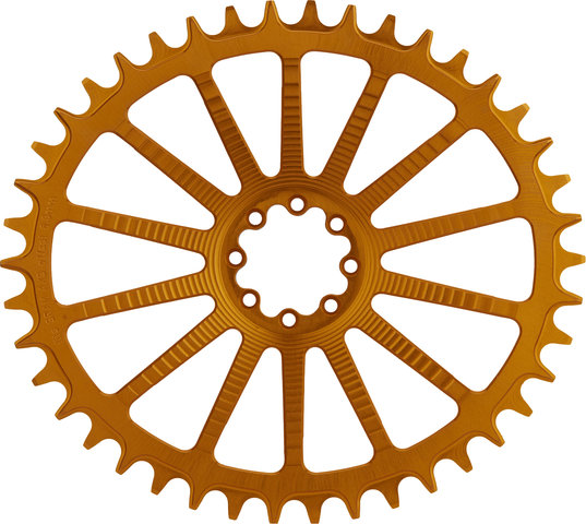 Garbaruk Oval Chainring AXS Road/CX SRAM Direct Mount 8-Hole Single Speed - orange/42 