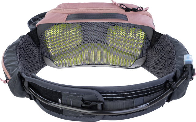 evoc Hip Pack Pro 3 Waist Bag + 1.5 L Hydration Bladder - dusty pink/3000 ml