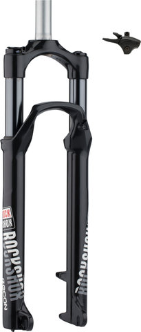 RockShox Recon Silver RL Solo Air OneLoc Remote 27.5" Suspension Fork - gloss black/5 mm Quick Release/100 mm/42 mm/1 1/8"/100 mm/27.5" (650B)/100 mm/100 mm