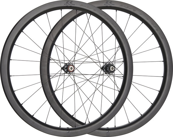 Fulcrum Wind 42 Center Lock Disc Carbon Wheelset - black/Non Boost/Non Boost/142 mm/100 mm/28"/Shimano Road/100 mm/Shimano Road/100 mm/142 mm